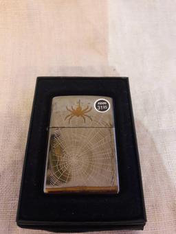 New Zippo lighter..spiderweb