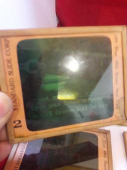 Antique Glass Photo Dry Plate Picture Negative Slides..