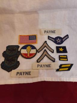 Lot of patches..military..flag..stripes