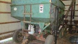 J&M 250-7 Gravity Box with Swing Auger