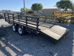 2019 Homemade 20ft Tandem Axle Trailer W/t