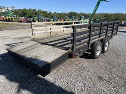 2019 Homemade 20ft Tandem Axle Trailer W/t