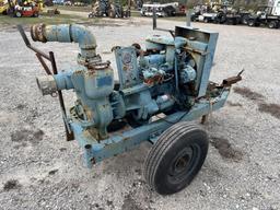 4 Cylinder Diesel Powered 4 Inch Pump Towable