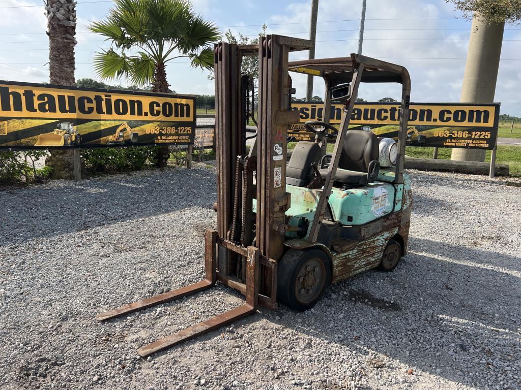 Mitsubishi Fgc25k Pneumatic Tire Forklift W/k