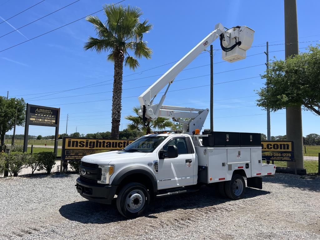 2017 Ford F-550xl Diesel Bucket Truck W/t R/k