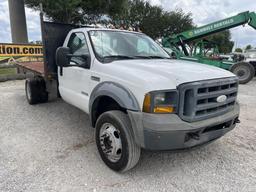 2005 Ford F-550xl Diesel Truck W/t W/k