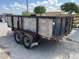 2006 Emerson 14ft Tandem Axle Dump Trailer W/t