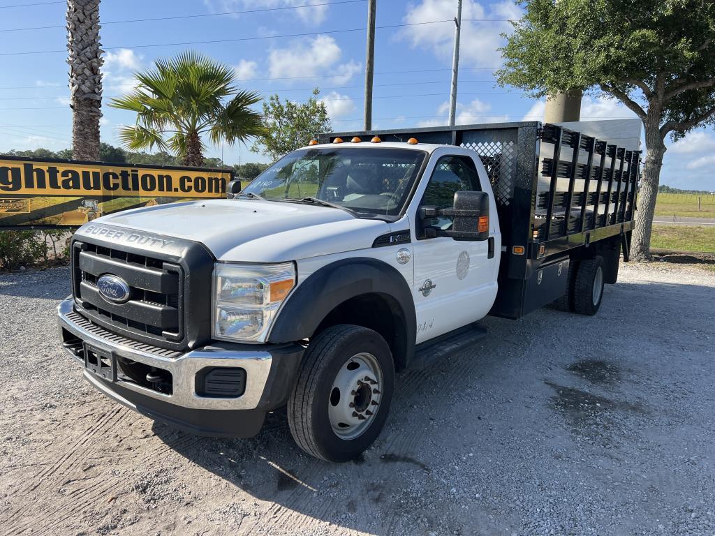 2016 Ford F-450xl Diesel Stake Truck W/t R/k