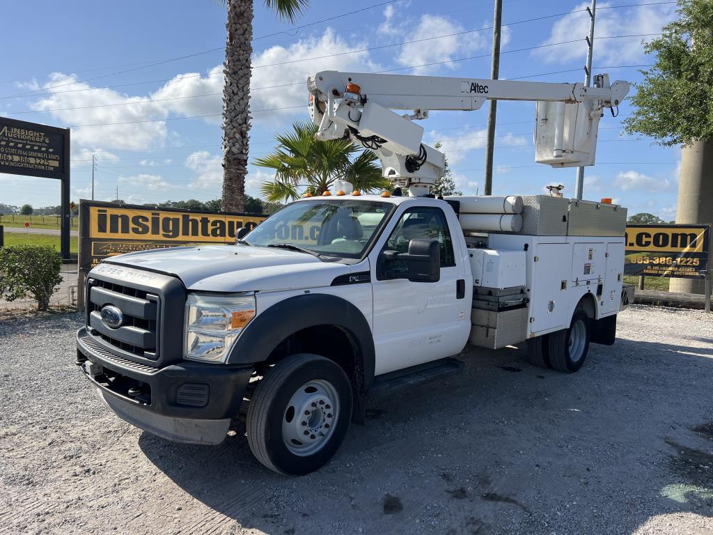 2012 Ford F-450xl Bucket Truck W/t R/k