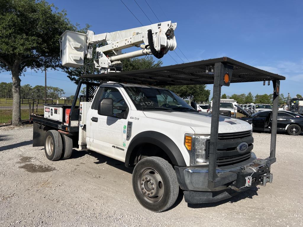 2017 Ford F-550xl Diesel Bucket Truck W/t R/k