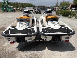 (2) 2016 Seadoo Gts Jetskis W/trailer