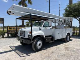 ***pulled*** 2000 Gmc C7500 Diesel Bucket Truck W/t R/k