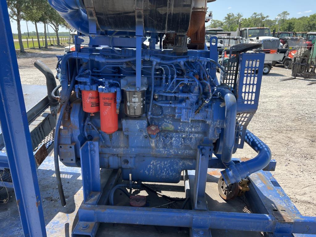 JOHN DEERE 6081 DIESEL POWER UNIT SKID MOUNTED