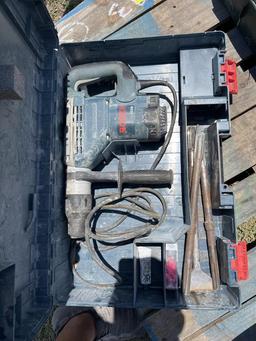 (2) HAMMER DRILLS & CONCRETE SAW