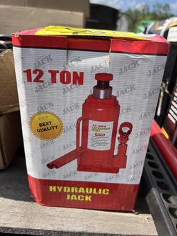 NEW 12 TON HYDRAULIC BOTTLE Jack