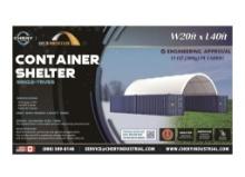 NEW GOLD MOUNTAIN 20x40FT CONTAINER SHELTER
