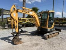 2014 HYUNDAI ROBEX 35Z-9 MINI EXCAVATOR R/K