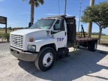 2003 CHEVY C8500 DIESEL FLATBED TRUCK W/T W/K