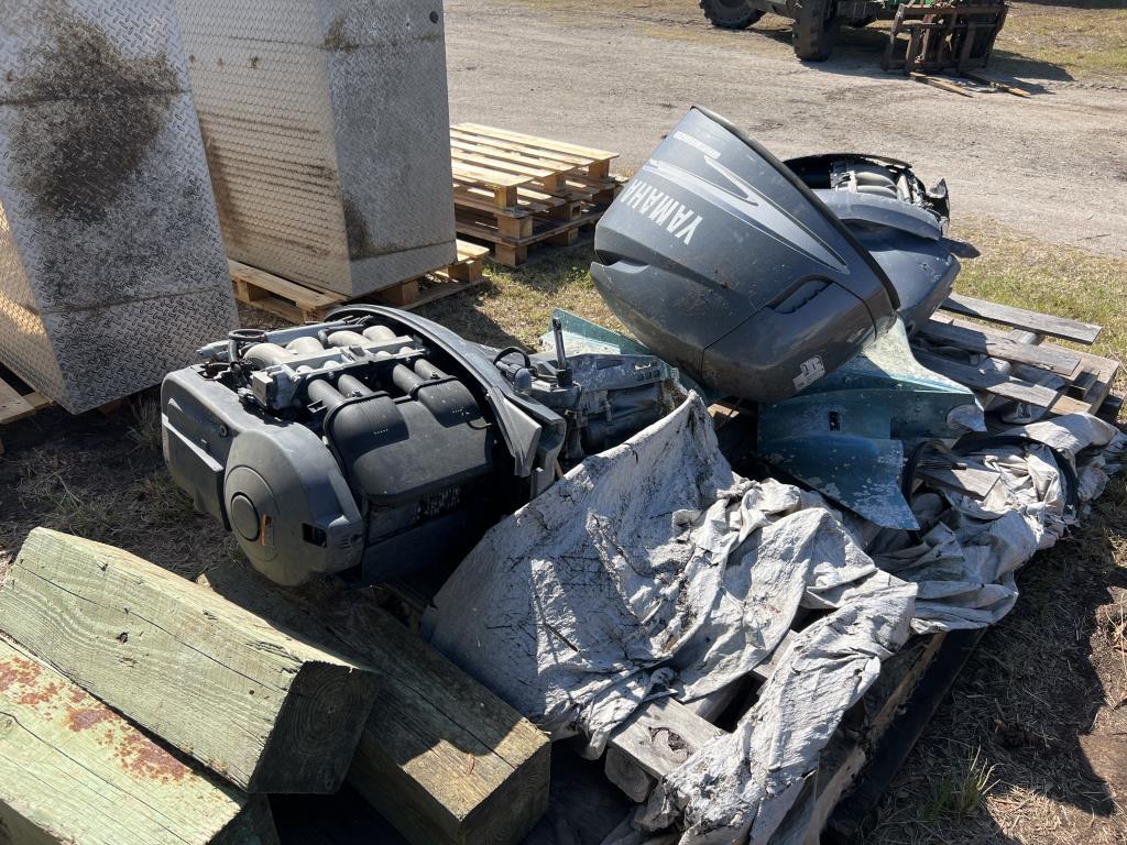 (2) YAMAHA 115HP OUTBOARD MOTORS