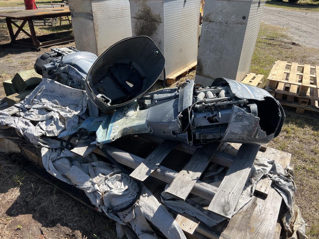 (2) YAMAHA 115HP OUTBOARD MOTORS