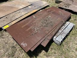 PALLET OF STEEL PLATE