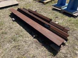 LOT OF STEEL ANGLE & I-BEAM