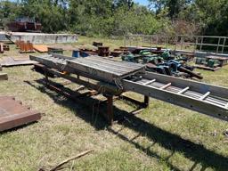10FT STEEL RACK & SCRAP