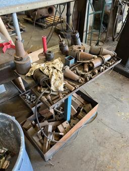 STEEL CART W/MILLING MACHINE ATTACHMENTS