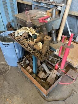 STEEL CART W/MILLING MACHINE ATTACHMENTS