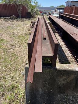 18FT STEEL I-BEAM & MISC SCRAP