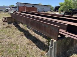 18FT STEEL I-BEAM & MISC SCRAP