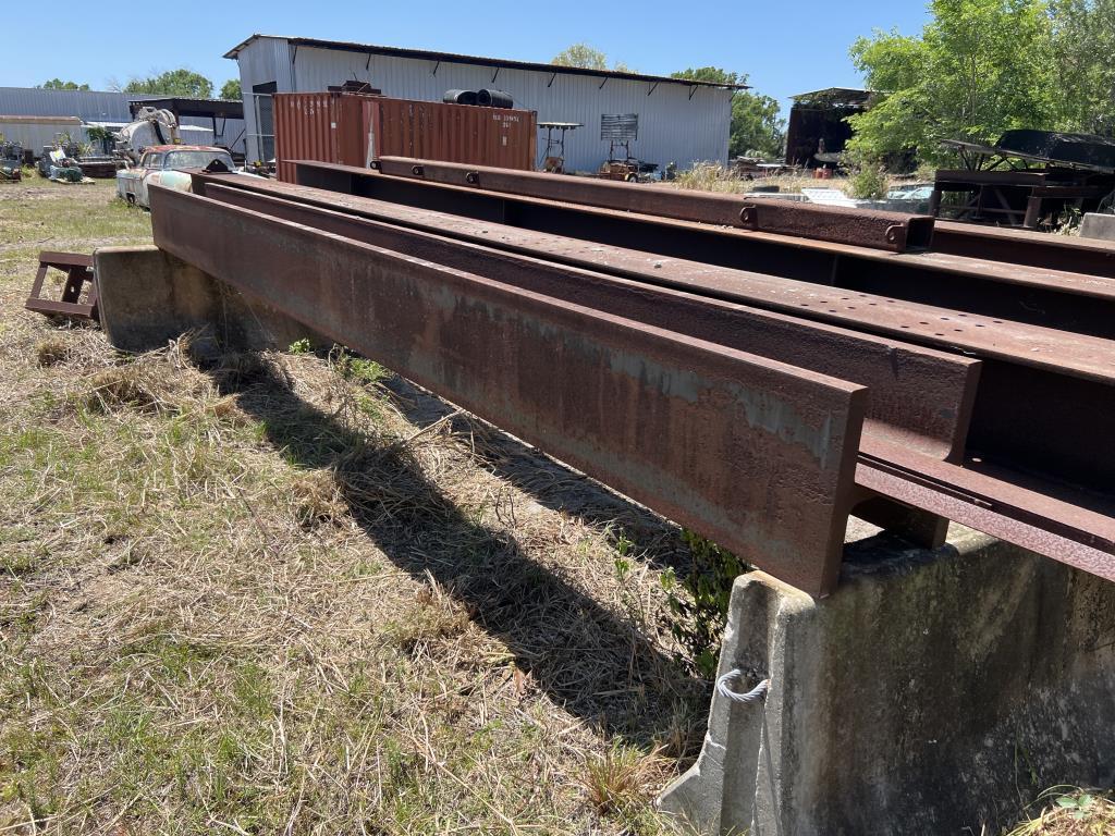 18FT STEEL I-BEAM & MISC SCRAP