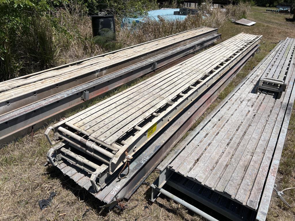 (3) ALUMINUM CATWALKS