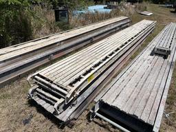 (3) ALUMINUM CATWALKS