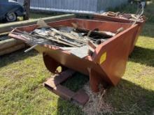 FORKLIFT SELF DUMPING HOPPER W/CONTENTS