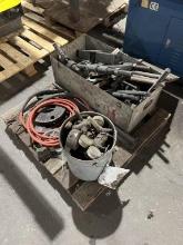 PALLET OF TORCH PARTS, TOOLS, MISC
