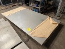 APPROX 8-10 NEW 10x5FT ALUMINUM SHEETS