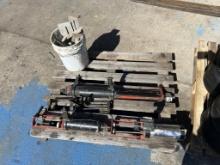 PALLET OF PNEUMATIC EPOXY GUNS & HAND TROWELS