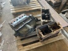PALLET OF FORD MODEL A ENGINE BLOCKS