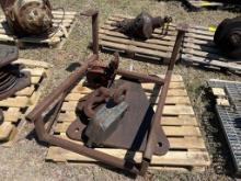 (2) CRANE Hooks & SCRAP METAL
