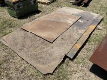 LOT OF STEEL PLATE & SCRAP