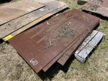 PALLET OF STEEL PLATE