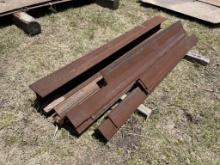 LOT OF STEEL ANGLE & I-BEAM