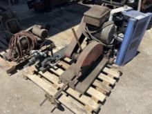 LARGE ELECTRIC SAW & MISC