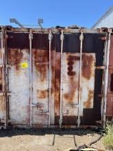 40FT STORAGE CONTAINER W/CONTENTS