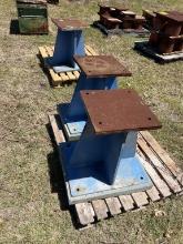 (3) METAL STANDS