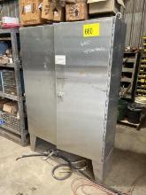 ALUMINUM CABINET W/CONTENTS