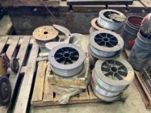 PALLET OF WELDING WIRE & SUPPLIES
