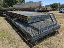 (7) SECTIONS OF STEEL DRAWBRIDGE