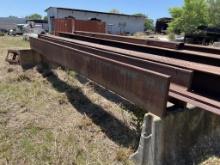 18FT STEEL I-BEAM & MISC SCRAP